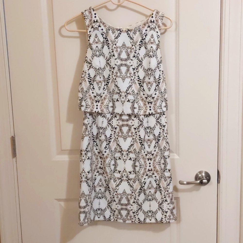Snake print dress